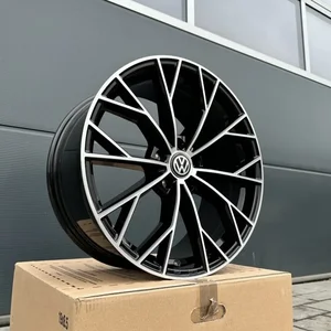 19 Zoll Felgen UA23 schwarz poliert VW Arteon 3H R Scirocco Tiguan 5N Passat CC 3