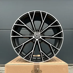 19 Zoll Felgen UA23 schwarz poliert VW Arteon 3H R Scirocco Tiguan 5N Passat CC 2