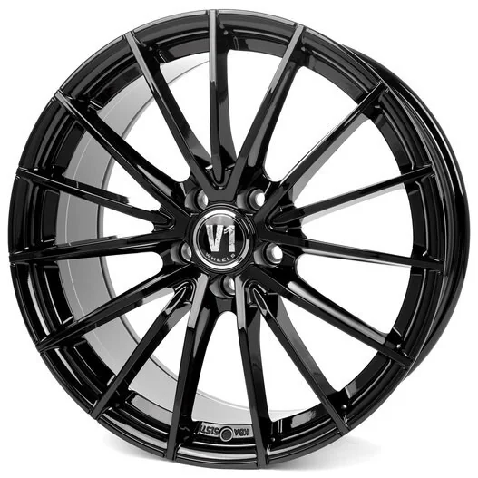 19 Zoll Felgen V2 Wheels schwarz für Mercedes C E Klasse W204 W205 W212 W213 AMG