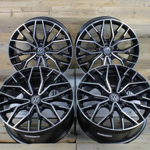 19 Zoll Felgen WH37 schwarz poliert VW Arteon 3H R Scirocco Tiguan 5N Passat CC 2