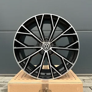 19Zoll Felgen UA23 schwarz poliert für VW Tiguan 5N T-ROC T ROC A1 Jetta ID3 ID4 2