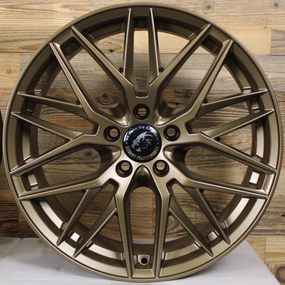 20 Zoll Felgen Damina DM08 Bronze für VW Golf 7 8 GTI GTD GTE Passat B6 B7 B8