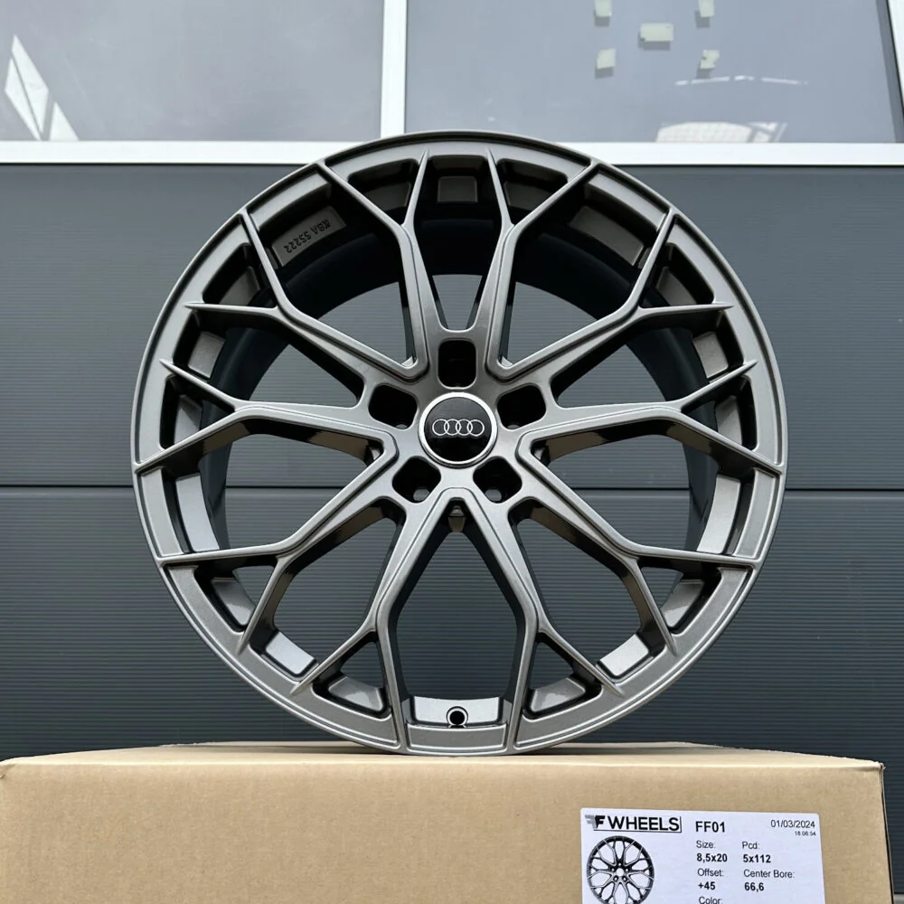 20 Zoll Felgen FF-Wheels Anthrazit für Audi A3 S3 RS3 8V TT TTS 8J 8S Q2 GA Q3