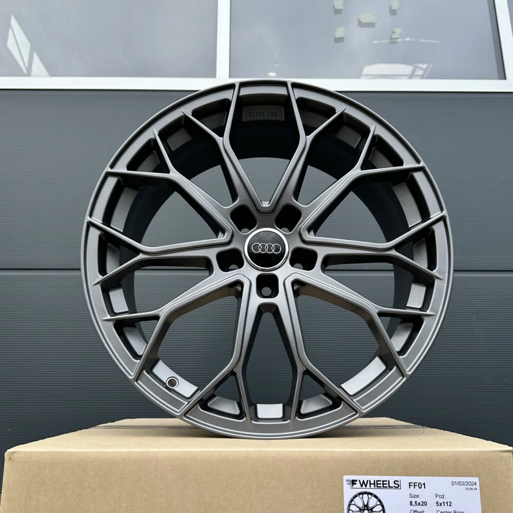 20 Zoll Felgen FF-Wheels FF01 Grau für Audi A3 S3 RS3 8V TT TTS 8J 8S Q2 GA Q3