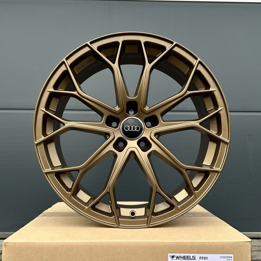 20 Zoll Felgen FF01 Bronze Matt für Audi A4 S4 B9 A5 B8 B9 A6 4G 4G1 C7 F2