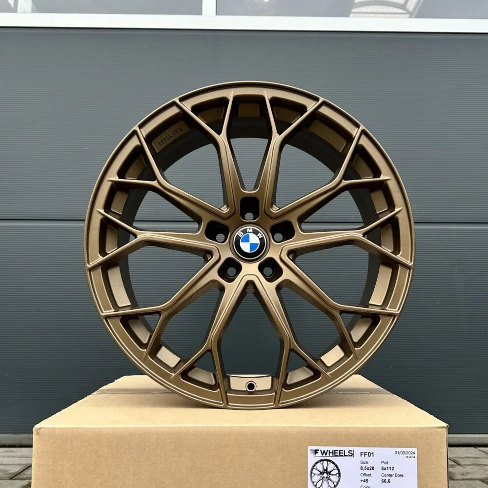 20 Zoll FF01 Bronze Matt für BMW 5er F10 5L X1 X3 X4 E84 E83 F25 F26 M 6er