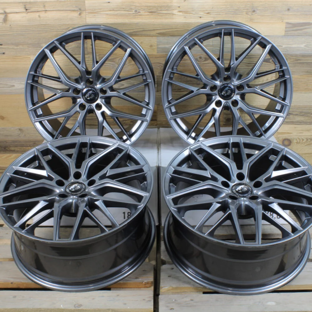 4x 18 Zoll Felgen Damina DM08 anthrazit für Seat Cupra Ateca 5FP VZ 4drive NEU