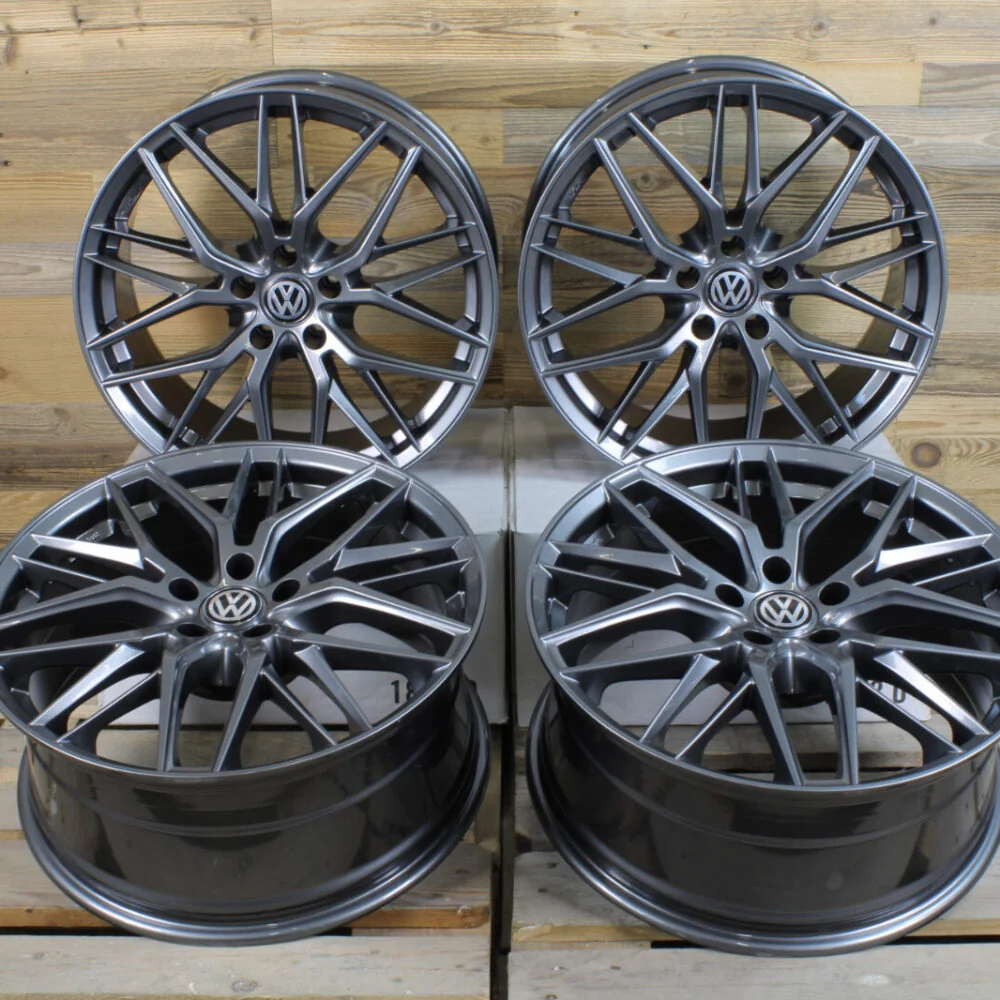 4x 18 Zoll Felgen Damina DM08 anthrazit für VW T-ROC TROC T ROC A1 R Phaeton 3D