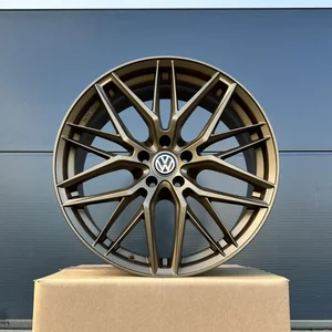 4x 18 Zoll Felgen Damina DM08 bronze für VW Golf 5 6 7 8 GTI GTD GTE R 7R 8R