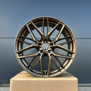 4x 18 Zoll Felgen Damina DM08 bronze für VW Golf 5 6 7 8 GTI GTD GTE R 7R 8R 2