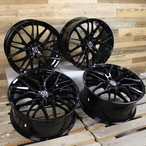 4x 18 Zoll Felgen Damina DM08 schwarz für VW ID3 ID4 ID.3 ID.4 Pure E1 E2 R 2