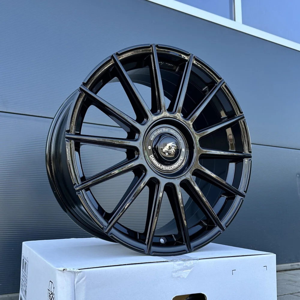 4x 18 Zoll Felgen Damina DM09 schwarz für Seat Cupra Born K1 Ateca Leon 5F KL