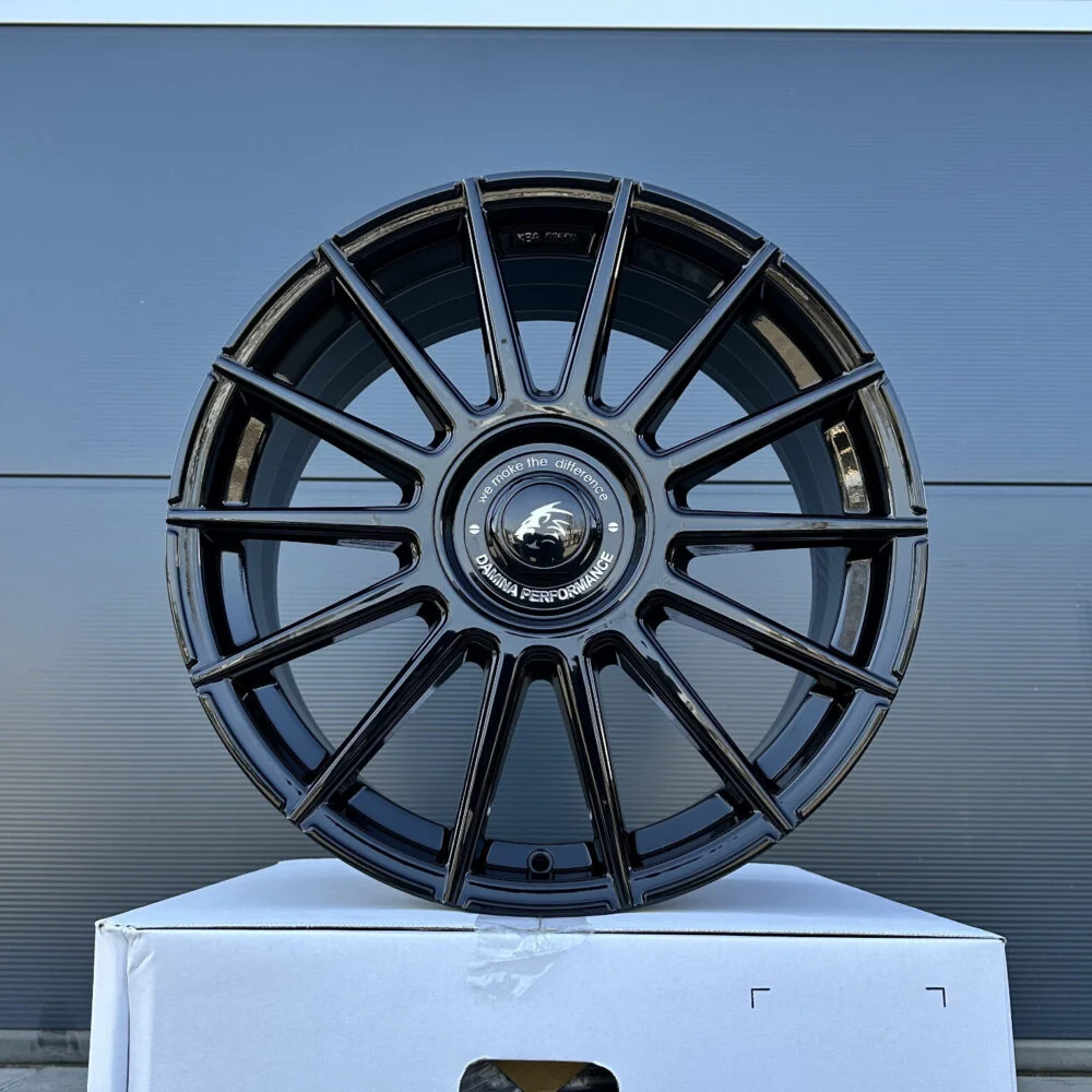 4x 18 Zoll Felgen Damina DM09 schwarz für VW Golf 5 6 7 8 GTI GTD GTE R 7R 8R