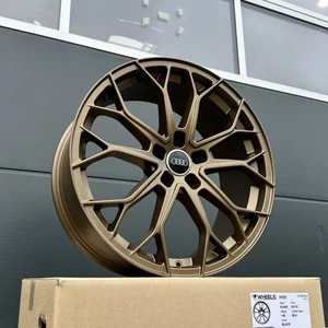 4x 18 Zoll Felgen FF Wheels FF01 bronze für Audi A7 A8 4G F2 C7 C8 4H F8 D4 D5 3