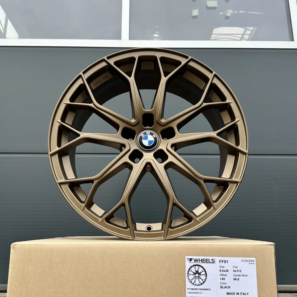 4x 18 Zoll Felgen FF Wheels FF01 Bronze für BMW 2er G42 M240i M240 M Perfomance