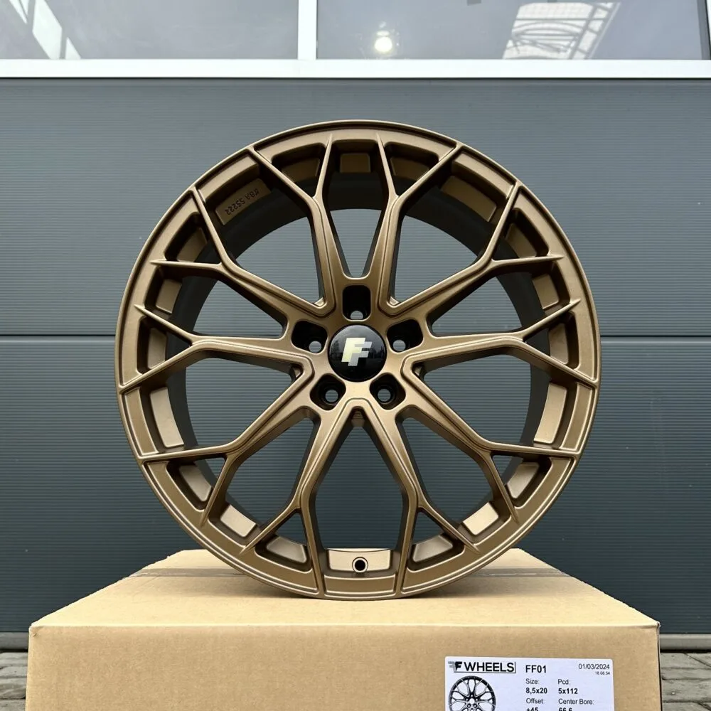 4x 18 Zoll Felgen FF Wheels FF01 bronze für Mercedes CLA Klasse C118 X118 W118