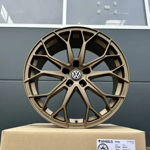 4x 18 Zoll Felgen FF Wheels FF01 bronze für VW T-ROC TROC T ROC A1 R Phaeton 3D 2