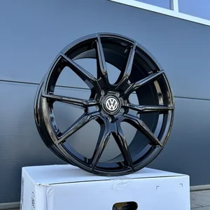 4x 18 Zoll Felgen V1 Wheels V1 schwarz für VW Golf 5 6 7 8 GTI GTD GTE R 7R 8R 3