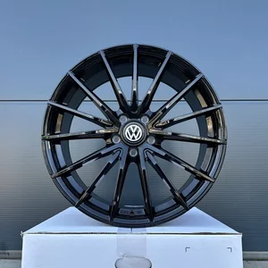 4x 18 Zoll Felgen V1 Wheels V2 schwarz für VW Tiguan 1 5N Golf 5 6 7 8 GTI GTD