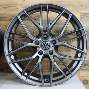 4x 19 Zoll Felgen Damina DM08 grau matt für VW Tiguan 1 5N VW Phaeton 3D R-Line