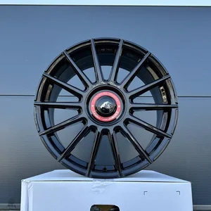 4x 19 Zoll Felgen Damina DM08 schwarz rot für Audi TT TTS 8S A6 S6 4F 4F1 S-Line 2