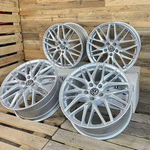 4x 19 Zoll Felgen Damina DM08 silber für VW Beetle EOS 1F Jetta 1KM Touran 1T 3