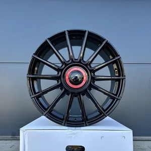 4x 19 Zoll Felgen Damina DM09 schwarz rot für BMW 6er F06 F12 F13 M Performance 2