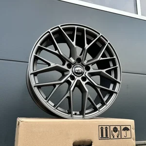 4x 19 Zoll Felgen Damina DM20 grau matt für Seat Cupra Leon 5F KL 280 290 300 3