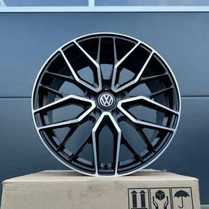 4x 19 Zoll Felgen Damina DM20 poliert für VW Passat B6 B7 B8 B9 3C GTE R-Line 2