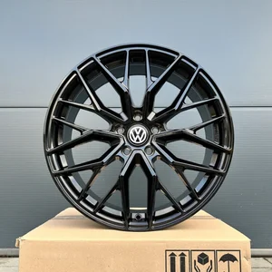 4x 19 Zoll Felgen Damina DM20 schwarz für VW Passat B6 B7 B8 B9 3C GTE R-Line 2