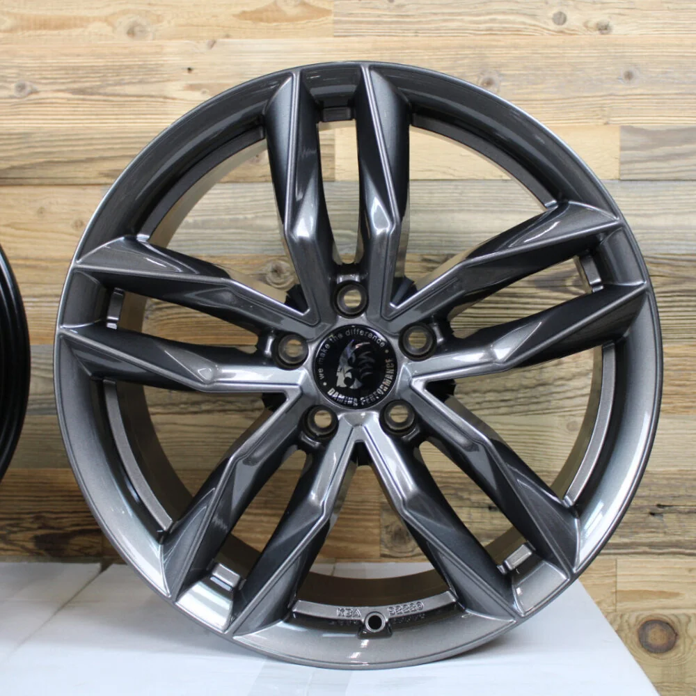 4x 19 Zoll Felgen DM05 anthrazit für VW Golf 7 8 GTI GTD GTE eGolf R-Line 7R 8R