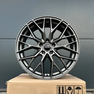 4x 19 Zoll Felgen DM20 grau matt für Audi A4 S4 B8 B81 Q2 Q3 GA 8U 8U1 S-Line S