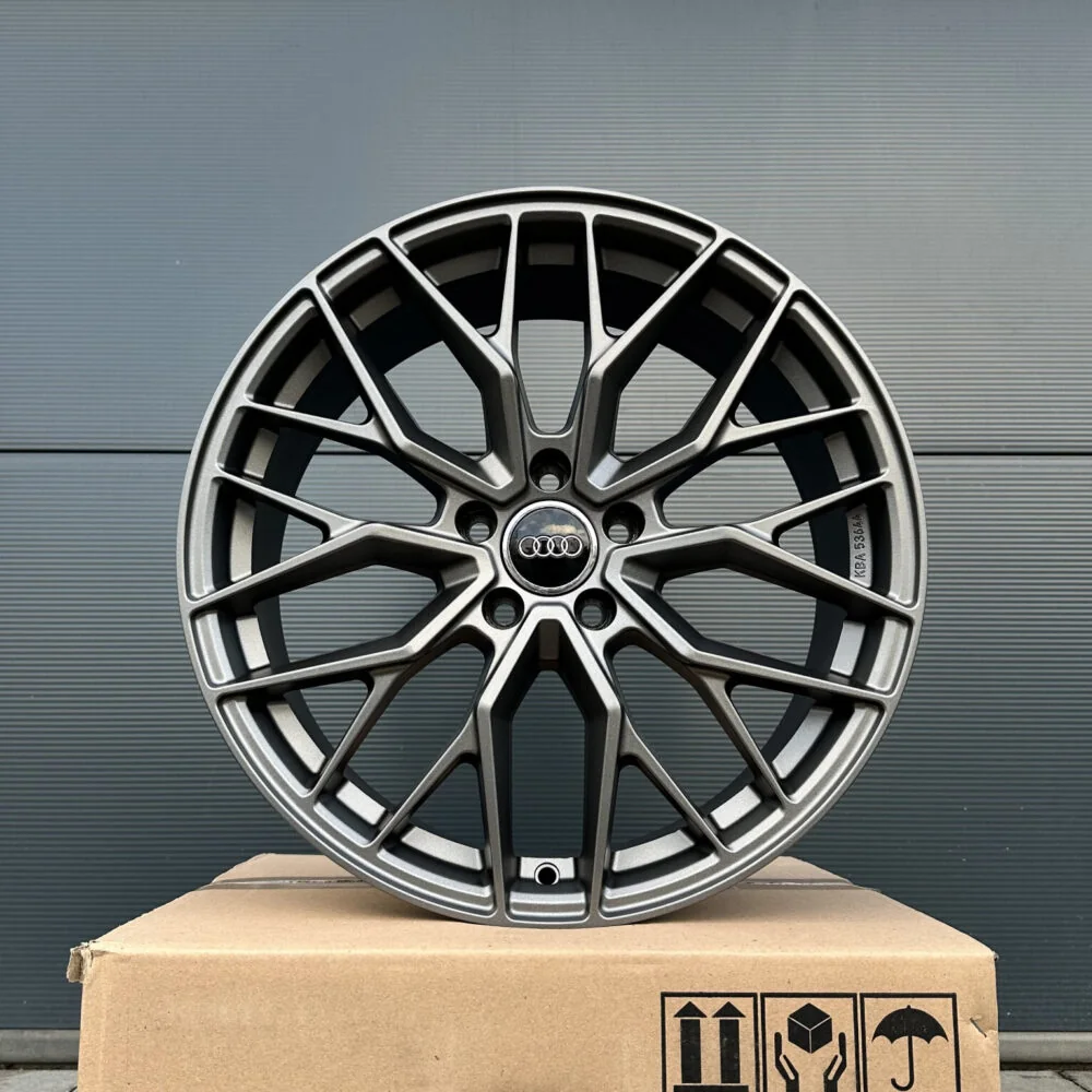 4x 19 Zoll Felgen DM20 grau matt für Audi A4 S4 B8 B81 Q2 Q3 GA 8U 8U1 S-Line S