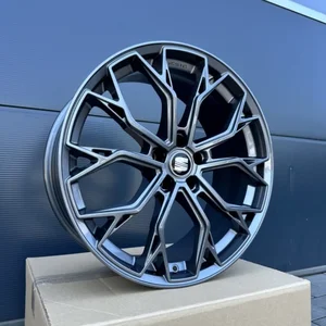 4x 19 Zoll Felgen FF Wheels FF02 anthrazit für Seat Cupra Leon 5F KL 280 290 300 3