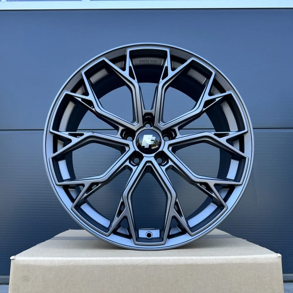 4x 19 Zoll Felgen FF Wheels FF02 grau für CLS GLC Klasse W218 X253 X254 AMG