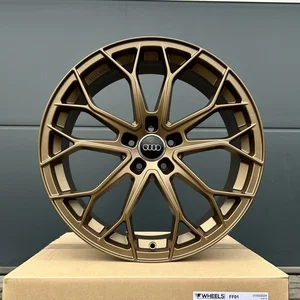 4x 19 Zoll Felgen FF01 Bronze für Audi A4 S4 B8 B81 Q2 Q3 GA 8U 8U1 S-Line S