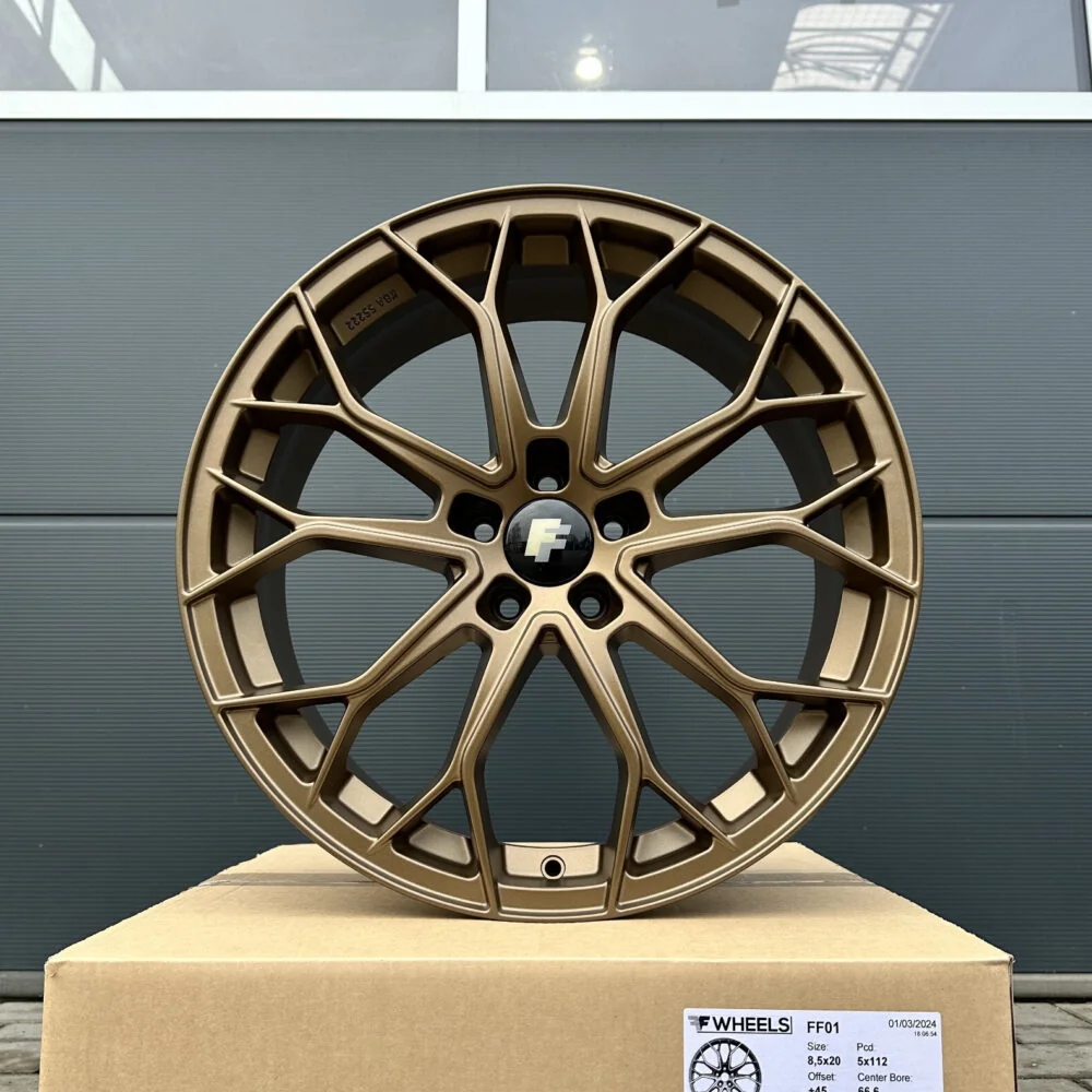 4x 19 Zoll Felgen FF01 Bronze für Mercedes E Klasse Cabrio Coupe A238 C238 W213