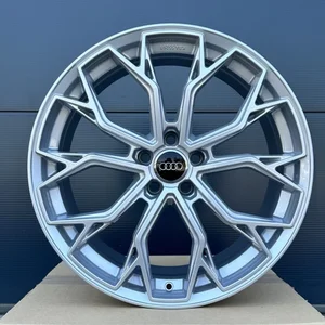 4x 19 Zoll Felgen FF02 silber für Audi A4 S4 B8 B81 Q2 Q3 GA 8U 8U1 S-Line S