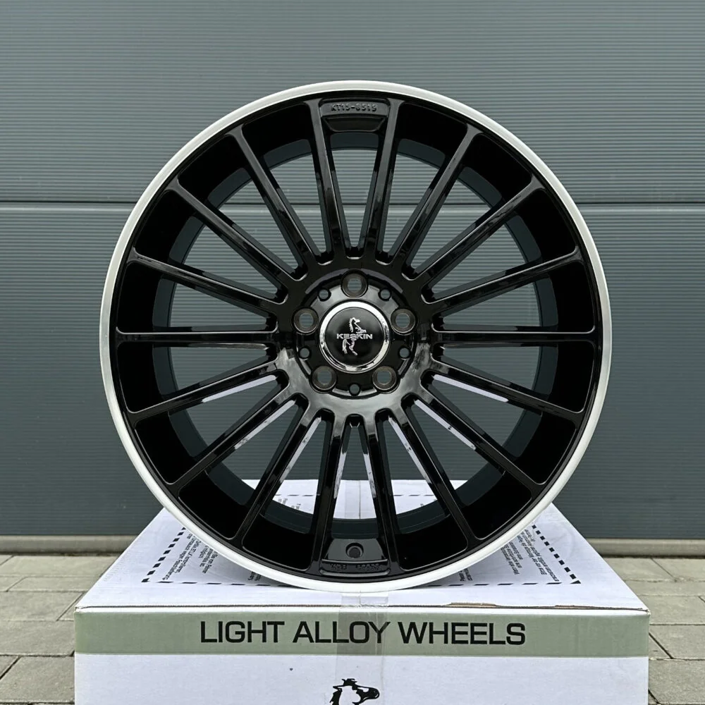 4x 19 Zoll Felgen Keskin KT15 schwarz für VW Golf ID.3 ID3 ID.4 ID4 Pure E1 E2