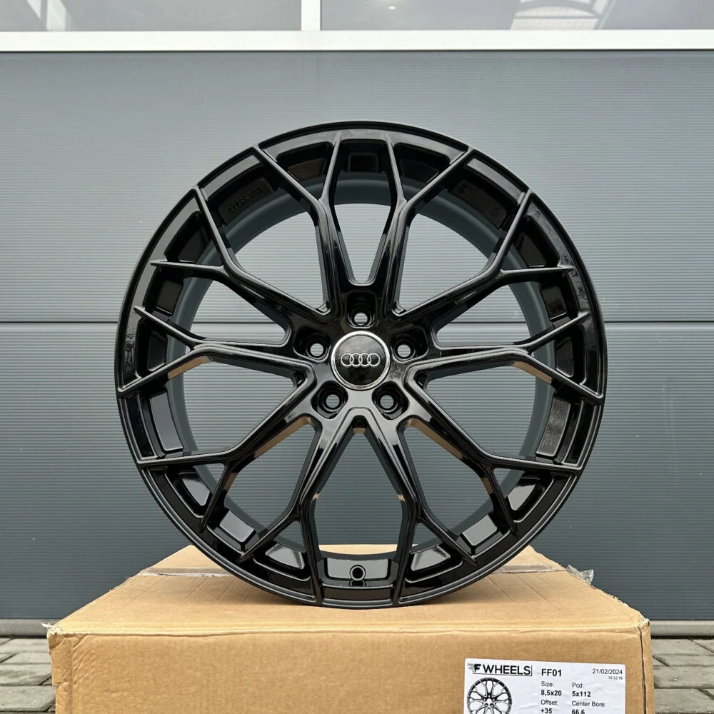 4x 19 Zoll Felgen NEU FF Wheels FF01 schwarz für Audi Q5 SQ5 8R 8R1 FY S-Line S