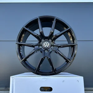 4x 19 Zoll Felgen V1 Wheels V1 schwarz für VW Tiguan 1 5N VW Phaeton 3D R-Line