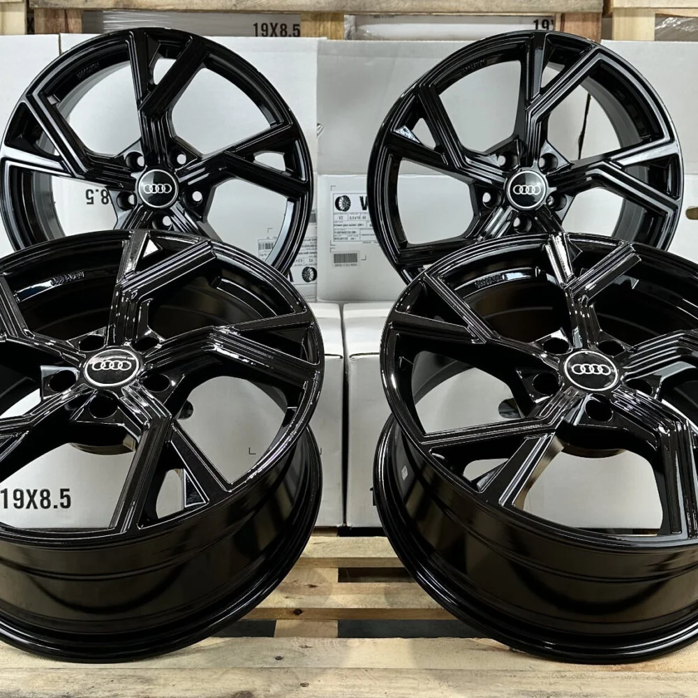 4x 20 Zoll Felgen Avus AF20 schwarz Audi A5 S5 B8 B9 A6 4G F2 C6 C7 C8 Q5 FY 8R