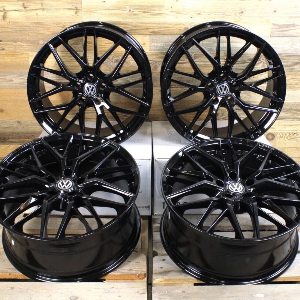 4x NEU 19 Zoll Felgen Damina DM08 schwarz für VW T-ROC T ROC TROC A1 R-Line R