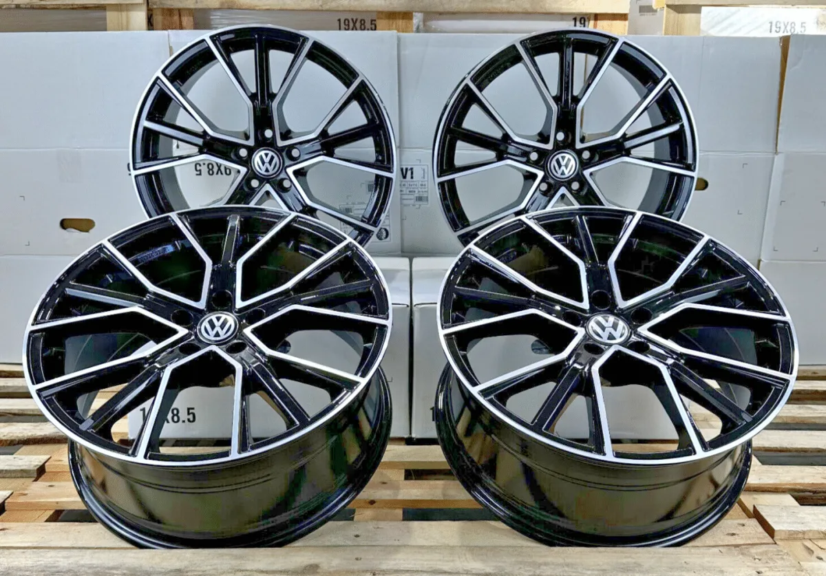 19 Zoll Felgen Avus AF18 schwarz für VW Sharan 7M Touran 1T T-ROC TROC T ROC A1