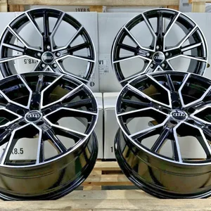 19 Zoll Felgen Avus AF18 schwarz für Audi A4 S4 B6 B7 B8 B9 8E 8H Q2 GA Q3 8U F3