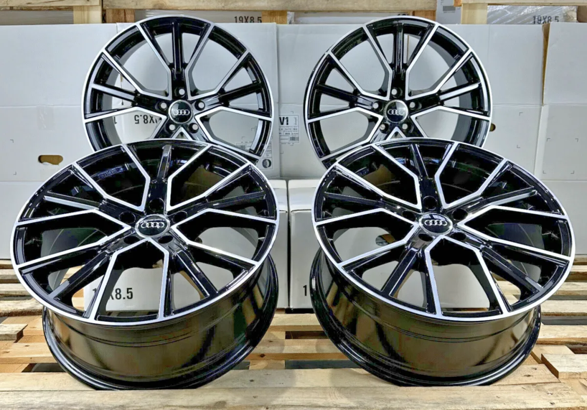 19 Zoll Felgen Avus AF18 schwarz für Audi A4 S4 B6 B7 B8 B9 8E 8H Q2 GA Q3 8U F3