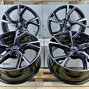 18 Zoll Felgen Avus AF20 schwarz für Audi A4 S4 B6 B7 B8 B9 A5 B8 A8 4H A7 4G