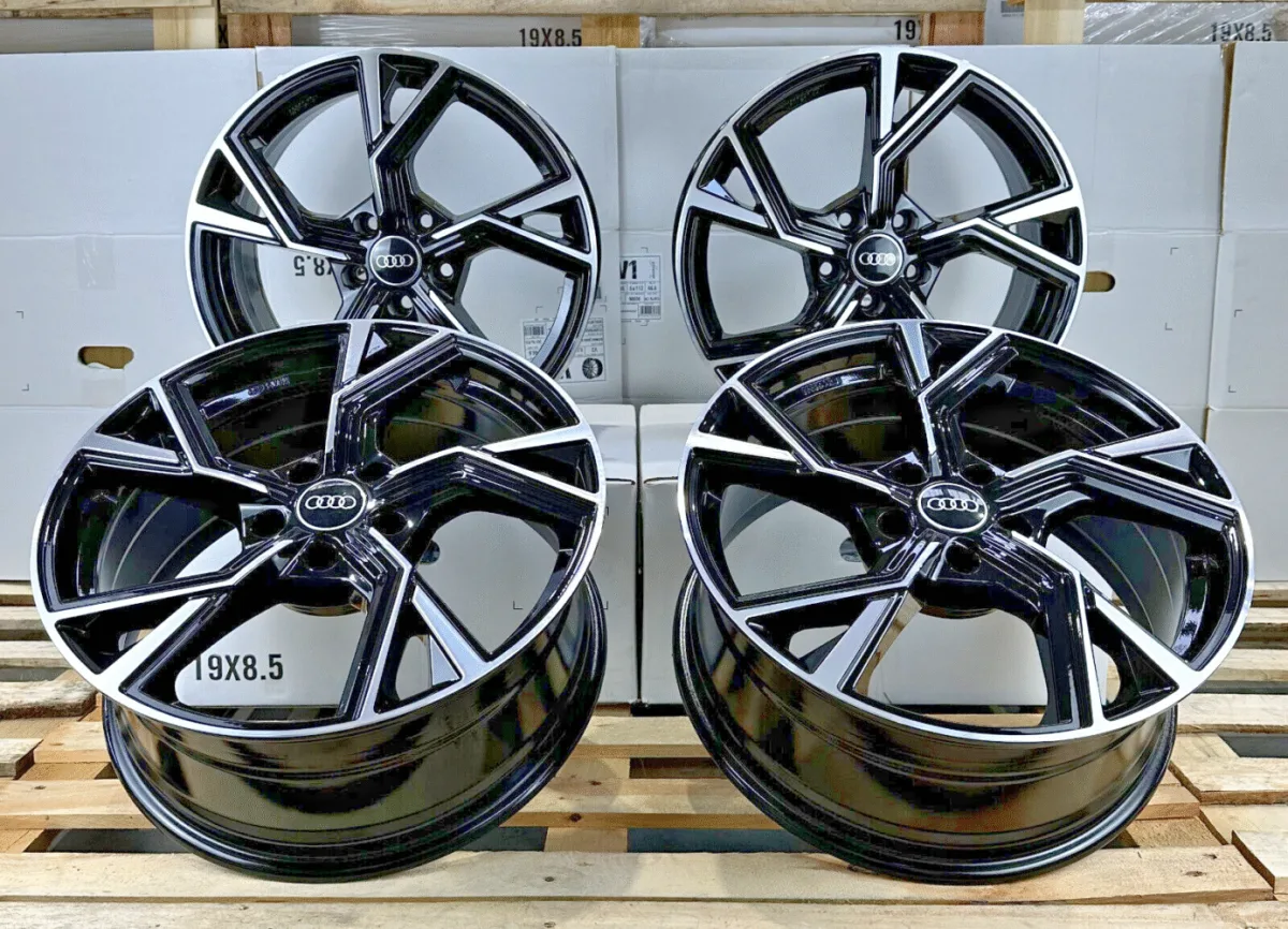 18 Zoll Felgen Avus AF20 schwarz für Audi A4 S4 B6 B7 B8 B9 A5 B8 A8 4H A7 4G