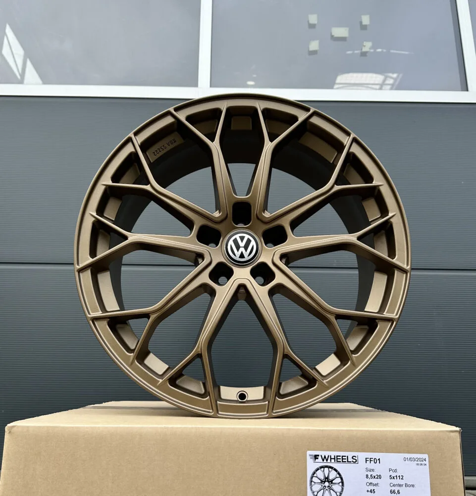 4x NEU 18 Zoll Felgen FF Wheels FF01 bronze für VW T-ROC TROC T ROC A1 R Cabrio