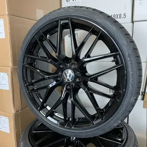 DM08 schwarz 19 Zoll Winterräder Winterkompletträder für Audi A4 S4 B5 B6 B7 8E 2